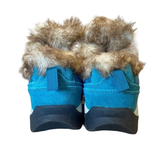 Lands End 420475 Powder Belle Teal Suede Shoe 6.5 - Picture 4 of 9